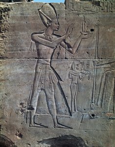 Thutmosis III, relief, Amuntemplet, Karnaks tempelkomplex (Unescos världsarvslista) av Egyptian 18th Dynasty