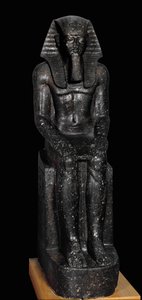 Dioritstaty av farao Ramses II ... av Egyptian 19th Dynasty
