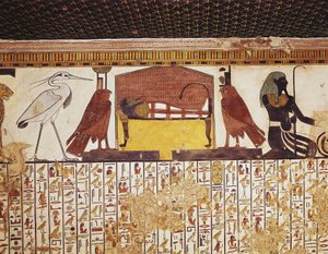 Egypten, Luxor, Forntida Thebe, Valley of Queens, Nefertaris grav av Egyptian 19th Dynasty