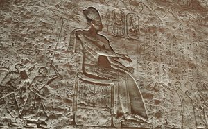 Det stora templet i Abu Simbel av Egyptian 19th Dynasty