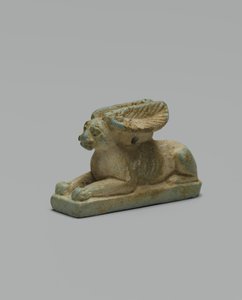 Amulett av en kanin (glaserad fajans) av Egyptian 26th Dynasty