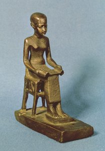 Sittande staty av Imhotep