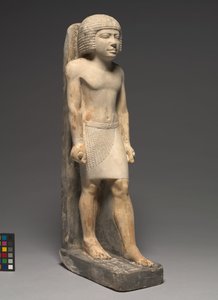 Striding Statue of Minnefer, c.2377-2311 BC av Egyptian 5th Dynasty