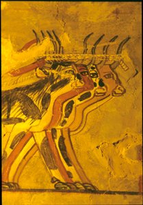 Forntida Egypten, Väggmålning, Sennufers grav, De adligas grav, Thebe av Egyptian Egyptian