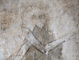 Teckning av en man, Ramoses grav av Egyptian Egyptian