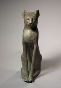 Kattkista, 305-30 f.Kr av Egyptian Ptolemaic Period