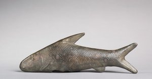 Lepidotus fisk, grekisk-romersk tid, 305-30 f.Kr av Egyptian Ptolemaic Period