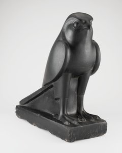 Staty av guden Horus som en falk, ptolemaisk period av Egyptian Ptolemaic Period