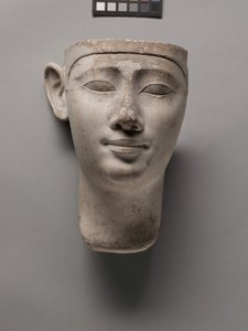 Votivhuvud för en kung, 305-246 f.Kr av Egyptian Ptolemaic Period