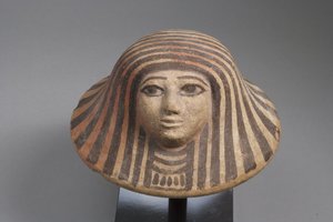 Canopic burklock, New Kingdom (terrakotta)