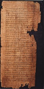 Sida från Johannesevangeliet av Egyptian School