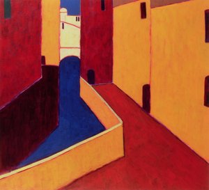Fondamenta dei Sartori, Venedig, 1999 (akryl på papper)