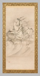 Chokoro på hästryggen av Eitoku Kano