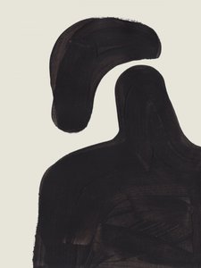 Flytande svartfigur av Ejaaz Haniff