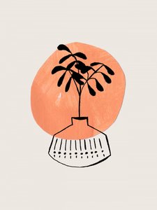 Modernt botaniskt stilleben av Ejaaz Haniff