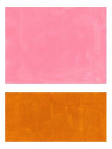 Rosa och orange abstrakta block