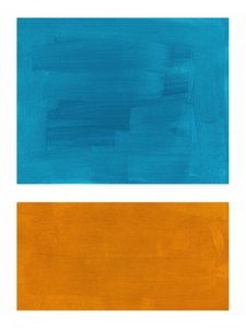 Teal Orange – Abstrakt av Ejaaz Haniff
