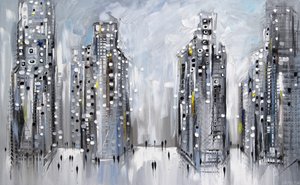 Abstrakt stadsbild av Ekaterina Ermilkina