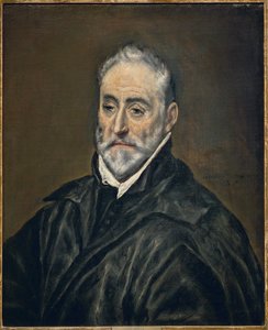 Antonio de Covarrubias y Leiva, Theologe, Kanoniker der Kathedrale von Toledo von El (1541-1614) Greco