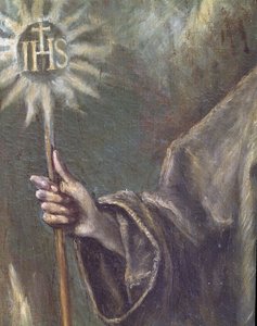 Detalj från San Bernardino da Siena