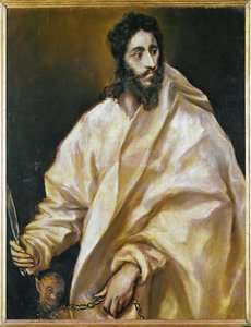 Sankt Bartolomeus, apostel (målning på duk)