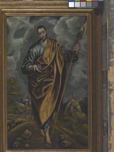 St. Judas Thaddaeus eller St. Thomas (olja på duk)