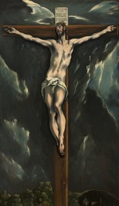 Kristus på korset, ca 1600-10 (olja på duk) av El Greco