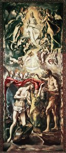 Kristi dop (olja på duk av El Greco