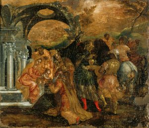 Tillbedjan av de tre vise männen av El Greco