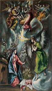 Bebådelse av El Greco
