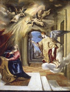 Bebådelse av El Greco