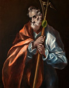 Spanska: San Judas Tadeo Aposteln St Thaddeus (Jude) av El Greco