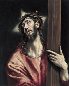 Kristus håller korset av El Greco