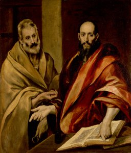 Apostlarna Petrus och Paulus av El Greco