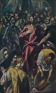 Espolio Entkleidung Christi., Disrobing of Christ, c1577-1579, 1938 av El Greco