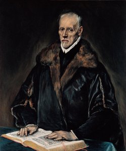 Porträtt av Dr. Franciskus av Pisa av El Greco