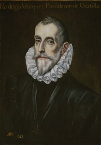 Porträtt av Rodrigo Vázquez de Arce, första tredjedelen av 1600-talet. av El Greco