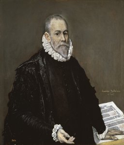 Porträtt av en läkare, 1582-1585 av El Greco