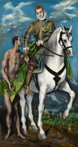 Sankt Martin och tiggaren av El Greco