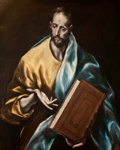 Spanska:  El apóstol Santiago el Menor Aposteln St James the Less av El Greco
