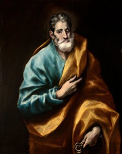 Spanska: San Pedro Apóstol Aposteln Sankt Peter av El Greco
