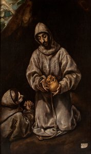 Sankt Franciskus och broder Rufus av El Greco