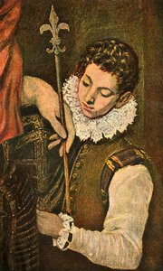 St. Louis av Frankrike eller St. Ferdinand av Kastilien, c1586-1590, 1938 av El Greco