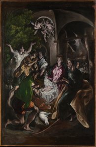 Herdarnas tillbedjan, c.1605-10 av El Greco