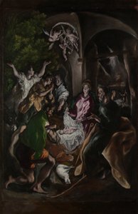 Herdarnas tillbedjan, ca. 1605-10. av El Greco