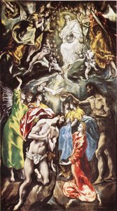 Kristi dop av El Greco