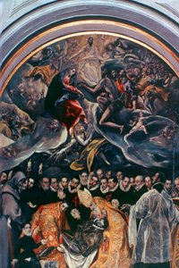 Begravningen av greve Orgaz detalj, 1586-1588 av El Greco
