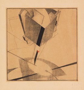 Bronkha, 1919. av Eliezer Markowich Lissitzky