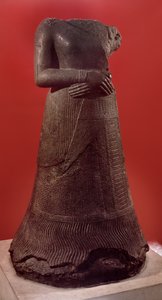 Staty av Napirasu, hustru till den elamitiska kungen Untash-Napirisha, ca 1340-1300 f.Kr. (brons och koppar)