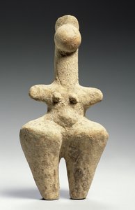 Steatopygot figur, Amlash, sent 2:a-tidigt 1:a årtusendet f.Kr. (terrakotta) av Elamite